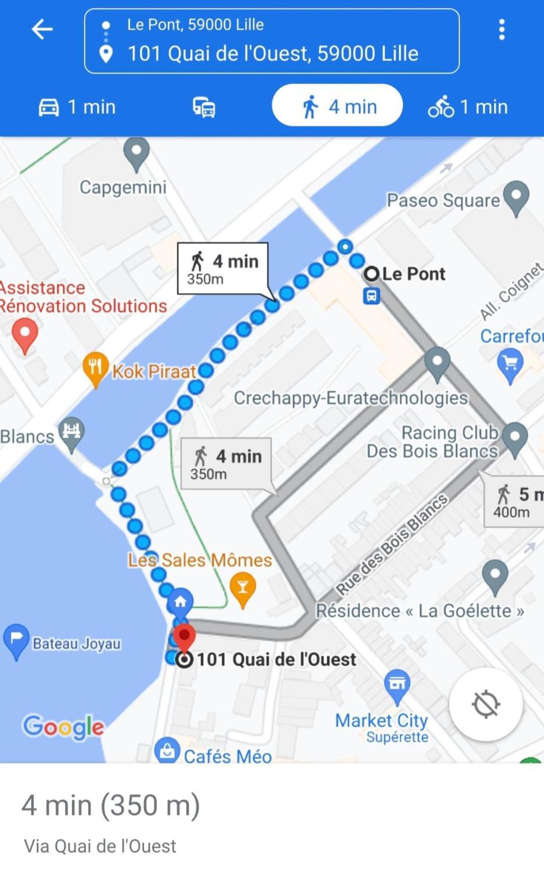 Bateau Peniche Lille - Euratechnologie 아파트 외부 사진